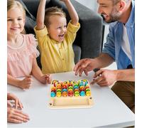 Ylnailky Gioco di per Bambini - Puzzle Magnetico in Legno Educativo | Giocattolo Prescolare per La Cognizione - per Bambini Casa Stanza dei Giochi Scuola Giorno di Pioggia Viaggio