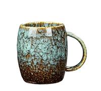 YlobdolY Tazza da caffè Grande in Ceramica da 500 ml con Manico, Tazze di tè Vintage novità Latte Mugs Swig per L'Ufficio e la casa, per Uomini Donne, Verde