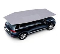 ylpddmm Tenda Ombrellone Automatico per Auto,Tenda da Tetto Auto Grey-4.8M | Copri Auto per Esterno Portatile,Ombrello Copri Auto Completamente Automatico,protezione per auto per furgoni e camper