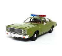 YLQERZ 1:24 Per A-Team 1977 Plymouth Fury Static Alloy Police Car Model Fan Series Collezione Hobby Per Adulti Decorativi Da Collezione
