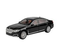YLQERZ 1/24 Per La Serie 7 760 LI Modello Di Auto Pressofuso In Metallo Modello Di Auto Modello Di Auto Collezione Di Suoni E Luci Decorativi Da Collezione(Black 2)