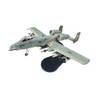 YLQERZ Aerei in Metallo in Miniatura 1:100 per A-10 Thunderbolt II Aereo D'attacco A10 Tiger Shark Modello Aereo Militare in Metallo Pressofuso da Collezione per visualizzazione