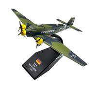 YLQERZ Aerei in Metallo in Miniatura 1/144 per La Collezione di Modelli Militari Pressofusi in Metallo Dell'aereo da Trasporto Junkers Ju52 della Luftwaffe per visualizzazione
