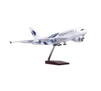 YLQERZ Aerei in Metallo in Miniatura 1:160 47CM per A380 Malaysia Set di Aerei da Esposizione in Resina Pressofusa Leggera Modello Air Force per visualizzazione(No Light)