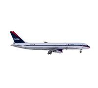 YLQERZ Aerei in Metallo in Miniatura 1:400 per Delta 757-200 Diecasts Modelli Aeromobili da Collezione in Metallo Miniature Giocattoli per visualizzazione