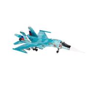 YLQERZ Aerei in Metallo in Miniatura 1/72 per L'aeronautica Russa Su34 Modello Aereo in Lega da Combattimento SU34 Platypus Aviation Ornamenti da Collezione per visualizzazione(White)
