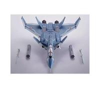 YLQERZ Aerei in Metallo in Miniatura 14 Cm per Hi-Metal R HIMR VF-0D Modello di Trasformazione A Tre Stadi Giocattolo da Collezione Hobby Ornamento per visualizzazione