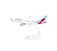 YLQERZ Aerei in Metallo in Miniatura Collezione di Modelli di Aerei in ABS A320 2025 della Eurowings Airlines in Scala 1:200 con Supporto per visualizzazione