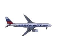 YLQERZ Aerei in Metallo in Miniatura Collezione di Modelli di Aeromobili in Lega di Simulazione RA-64010 per Aeroflot Tupolev Tu-204-1000s in Scala 1:400 per visualizzazione