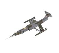 YLQERZ Aerei in Metallo in Miniatura Giocattolo Modello Simulazione in Lega Pressofusa in Scala 1:72 per Aereo da Guerra RF-104G F104 Decorazione Souvenir per visualizzazione