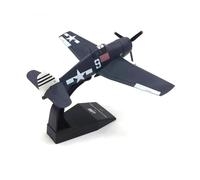 YLQERZ Aerei in Metallo in Miniatura Modelli di Aerei in Lega di Simulazione di Caccia F6f Hellcat della Seconda Guerra Mondiale Scala 1/72 Finiti per visualizzazione