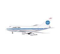 YLQERZ Aerei in Metallo in Miniatura Modelli Pressofusi in Scala 1:400 per Pan Airlines B747SP N529PA Aereo Simulazione Lega Finita Souvenir per visualizzazione