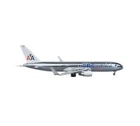 YLQERZ Aerei in Metallo in Miniatura Modellino in Lega di Simulazione B767-300ER N395AN in Scala 1:400 per Aerei di Linea per visualizzazione