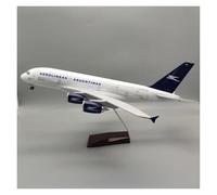 YLQERZ Aerei in Metallo in Miniatura Modellino per 380 della Compagnia Aerea Argentine Airlines 47 Cm Modelli Aerei Pressofusi per La Decorazione per visualizzazione(with Light)