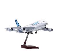 YLQERZ Aerei in Metallo in Miniatura Modello Aereo Airbus A380 in Scala 1:160 Macchina per Pressofusione Souvenir Decorativo da Collezione per visualizzazione(with Light)