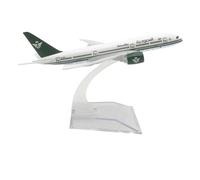 YLQERZ Aerei in Metallo in Miniatura Modello Aereo Giocattolo in Lega Pressofusa Boeing 787 B787 della Saudi Arabia Airlines 16 Cm 1:400 con Supporto per visualizzazione