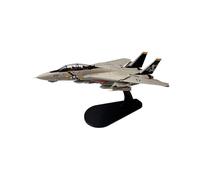 YLQERZ Aerei in Metallo in Miniatura Modello Aereo Giocattolo Militare in Metallo Pressofuso 1/100 per Il Caccia Grumman F-14A Tomcat VF-84 della Marina per visualizzazione