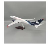 YLQERZ Aerei in Metallo in Miniatura Modello Aereo in Scala 1/142 da 47 Cm per Il Modello B737MAX Messicano in Resina Pressofusa Espositore da Collezione per visualizzazione(with Light)