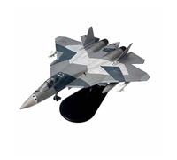 YLQERZ Aerei in Metallo in Miniatura Modello Aereo Militare Giocattolo in Metallo Modello Ornamentale da Collezione 1/100 per Caccia Russo SU57 Sukhoi per visualizzazione