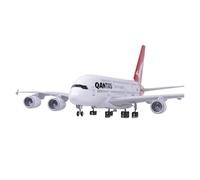 YLQERZ Aerei in Metallo in Miniatura Modello di Aereo da Esposizione in Resina Pressofusa Leggera Airbus A380 Australia in Scala 1:160 per visualizzazione(with Light)
