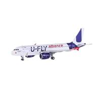 YLQERZ Aerei in Metallo in Miniatura Modello di Aereo in Lega Pressofusa in Scala 1:400 per Hong Kong Express A320 Alliance Decorazione in Metallo per visualizzazione