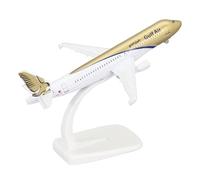 YLQERZ Aerei in Metallo in Miniatura Modello di Aereo Passeggeri in Lega A320 Bahrain Gulf Air Scala 1:300 Collezione di Decorazioni da Tavolo per visualizzazione