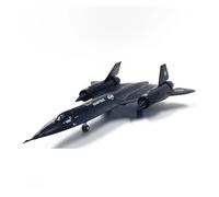 YLQERZ Aerei in Metallo in Miniatura Modello di Aereo Supersonico in Lega Pressofusa in Scala 1:144 per SR-71 Blackbird Decorazione Statica Souvenir per visualizzazione