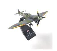 YLQERZ Aerei in metallo in miniatura Modello Di Caccia In Lega Spitfire Fighter Della Seconda Guerra Mondiale In Scala 1:72 Prodotto Finito Per visualizzazione