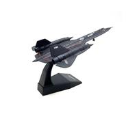 YLQERZ Aerei in Metallo in Miniatura Modello in Lega di Aerei da Caccia da Ricognizione SR-71 Blackbird in Scala 1/144 per Air Force per visualizzazione