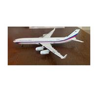 YLQERZ Aerei in Metallo in Miniatura Modello in Lega Metallo Pressofuso 1/400 per Aereo Ilyushin Il-96-400 RA-96000 Modello Giocattolo per Collezione per visualizzazione