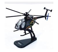 YLQERZ Aerei in Metallo in Miniatura Ornamenti per Aeromobili in Lega in Scala 1:100 per Modelli Elicotteri Bird MD500 Decorazioni per Modelli di Aeromobili per visualizzazione