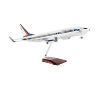 YLQERZ Aerei in Metallo in Miniatura per Il Modello Aereo B737 Dell'aeronautica Militare Thailandese 47 Cm Scala 1:130 Kit in Metallo Pressofuso con Luce LED per visualizzazione(No Light)
