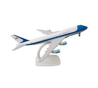 YLQERZ Aerei in Metallo in Miniatura per Il Modello di Aereo in Metallo Pressofuso B747 Air Force One 747 da 20 Cm con Supporto Aviazione Militare per visualizzazione
