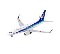YLQERZ Aerei in Metallo in Miniatura Pressofuso 1:400 per all Nippon Airways B737-700/w JA02AN Aereo in Lega Souvenir Hobby Decorazione Modello Aeroplani per visualizzazione