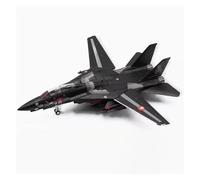 YLQERZ Aerei in Metallo in Miniatura Pressofuso in Scala 1:72 per Macross F-14 Fighter Alloy Finished Aircraft Model Static Decoration Souvenir per visualizzazione(Black)