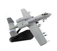 YLQERZ Aerei in Metallo in Miniatura Scala 1:100 per A10 Thunderbolt II Modello di Aereo da Caccia in Metallo Pressofuso per visualizzazione