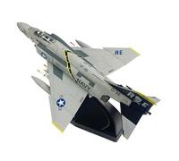 YLQERZ Aerei in Metallo in Miniatura Scala 1:100 per F4C Phantom Ⅱ VF-84 Fighter Diecast Metal Plane Aircraft Model Collection Toy per visualizzazione