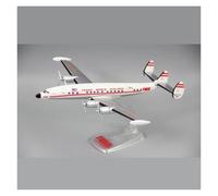 YLQERZ Aerei in Metallo in Miniatura Scala 1:125 per Il Modello Aereo L-1049 in ABS con Base Montaggio Espositore per Gli Amanti del Collezionismo Giocattoli per visualizzazione