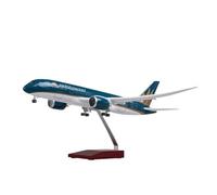 YLQERZ Aerei in Metallo in Miniatura Scala 1/130 43 Cm per Modello di Aereo in Resina A Reazione B787 Vietnam Dreamliner con Luci E Ruote Adatto per visualizzazione(No Light)