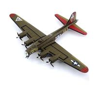 YLQERZ Aerei in Metallo in Miniatura Scala 1:200 per Il Bombardiere B-17G Air Fortress dell'Esercito AF1 Modello Aereo da Combattimento Militare in Lega B17 per visualizzazione