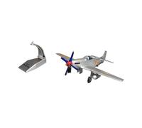 YLQERZ Aerei in Metallo in Miniatura Scala 1:48 per P51 Mustang Fighter Aircraft Model Classics Nostalgia Adult Souvenir Collectible per visualizzazione(Style I)