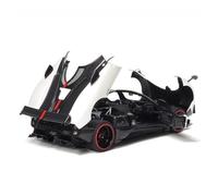YLQERZ Auto Classica In Lega 1:18 Per Pagani Zonda Cinque Convertible Lega Completamente Aperto Diecast Hobby Collection (Bianco) Decorativi Da Collezione