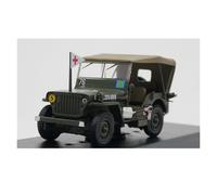 YLQERZ Auto Classica In Lega 1:43 Per La Collezione Di Modelli In Metallo Per Auto In Lega Per La Campagna Militare Willys MB Del 1944 Decorativi Da Collezione