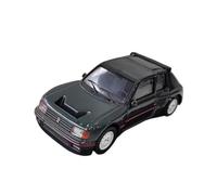 YLQERZ Auto Classica In Lega 1:43 Per Peugeot 205 T16 1987 Modello Di Auto In Lega Di Metallo Pressofuso Giocattoli Veicolo Souvenir (nero) Decorativi Da Collezione