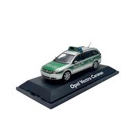 YLQERZ Auto Classica In Lega 1/43 Per Vectra Caravan Modello Di Auto Della Polizia In Lega Con Ornamenti Verdi Con Supporto Espositivo Decorativi Da Collezione
