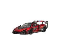 YLQERZ Auto Classica In Lega 1:64 Per McLaren Senna GTR Modello Di Auto In Lega Rossa Metallizzata Ornamenti Per Scene Di Garage In Piccola Scala Decorativi Da Collezione