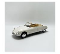 YLQERZ Auto Classica In Lega Modello Di Auto In Lega Pressofusa In Scala 1/18 Per Citroen DS19 Cabriolet Sedan Ornamento Da Collezione Decorativi Da Collezione(White)