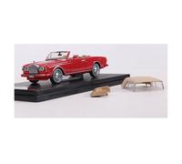 YLQERZ Auto Classica In Lega Modello Di Simulazione Di Auto D'epoca In Lega Per Rolls-Royce Corniche IV Decappottabile In Scala 1:64 Decorativi Da Collezione(Red 1)