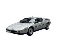 YLQERZ Auto Classica In Lega Modello In Lega Pressofuso In Scala 1/18 Per Auto Sportiva BMW M1 Del 1980 Da Collezione Da Esporre (argento) Decorativi Da Collezione