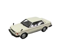 YLQERZ Auto Classica In Lega Scala 1:43 Per Nissan Bluebird 4 Porte Supercharged SSS-S 1983 Modello Di Auto In Resina Beige Decorativi Da Collezione
